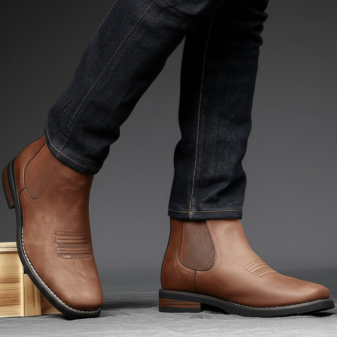 Olivia Sydney - Elegant Leather Boots for Men