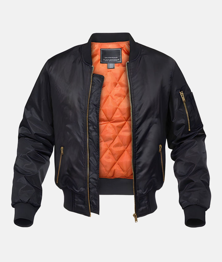Olivia Sydney - Elegant Padded Bomber Jacket