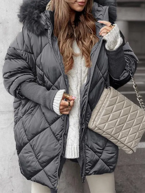 Olivia Sydney - Hooded Winter Set with Diamond Print