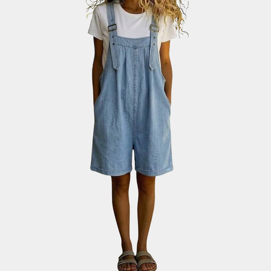 Olivia Sydney - Light Blue Denim Overalls