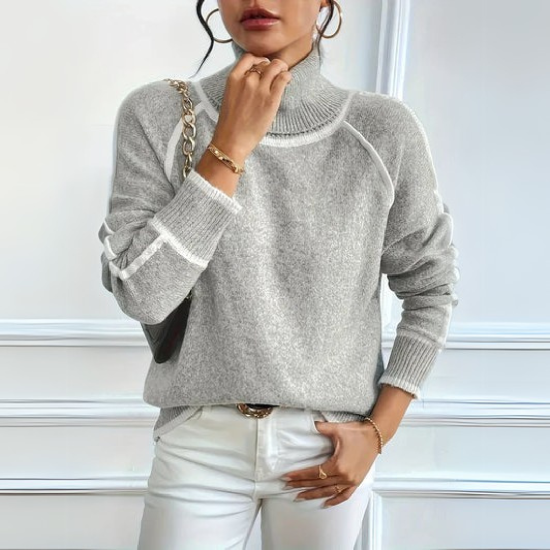 Olivia Sydney - Casual High Neck Sweater