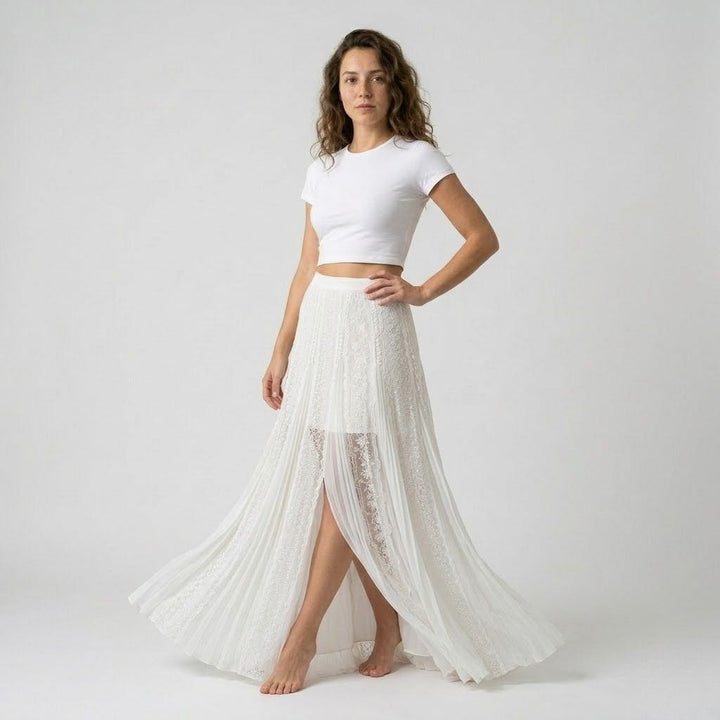 Olivia Sydney - Elegant Flowing Lace Skirt