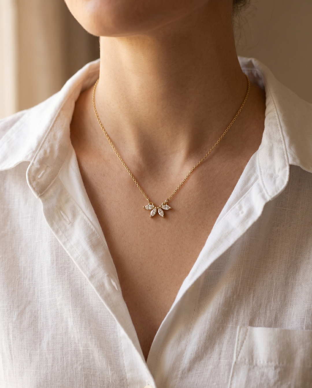 Olivia Sydney - Floral Shine Necklace
