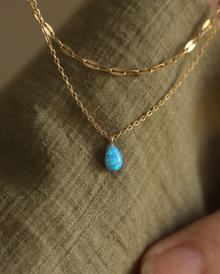 Olivia Sydney - Blue Drop Necklace