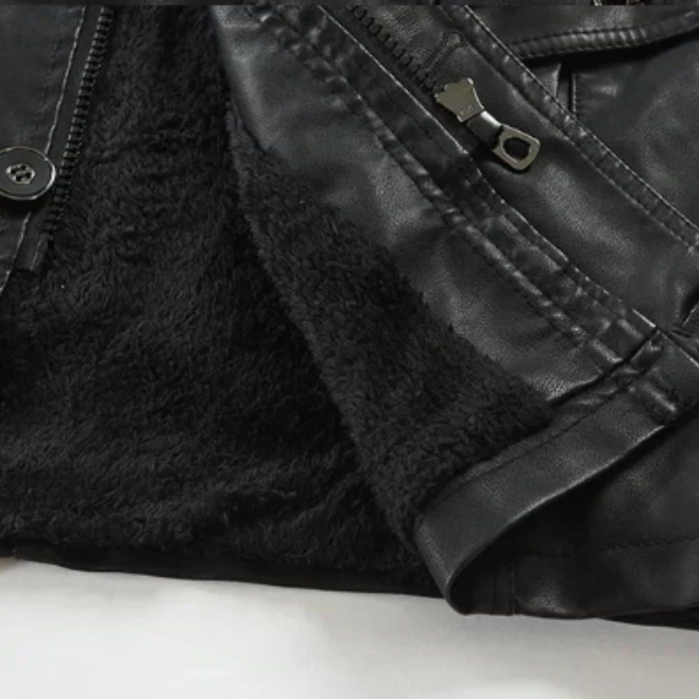 Olivia Sydney - Leather Motorcycle Jacket