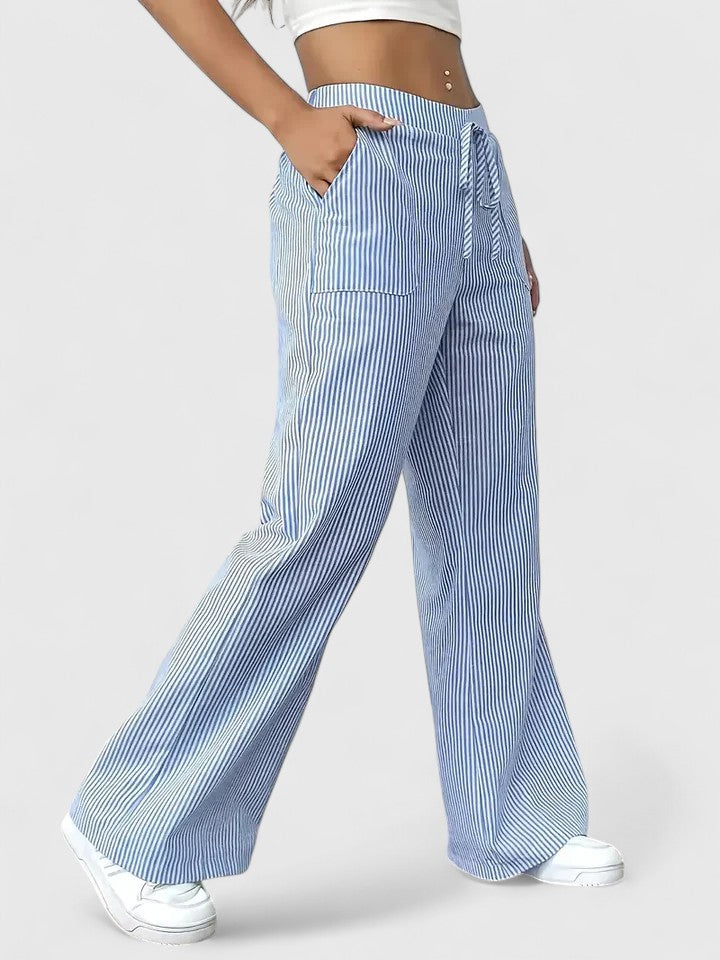 Olivia Sydney - Comfortable Wide-Leg Pants with Elegant Details