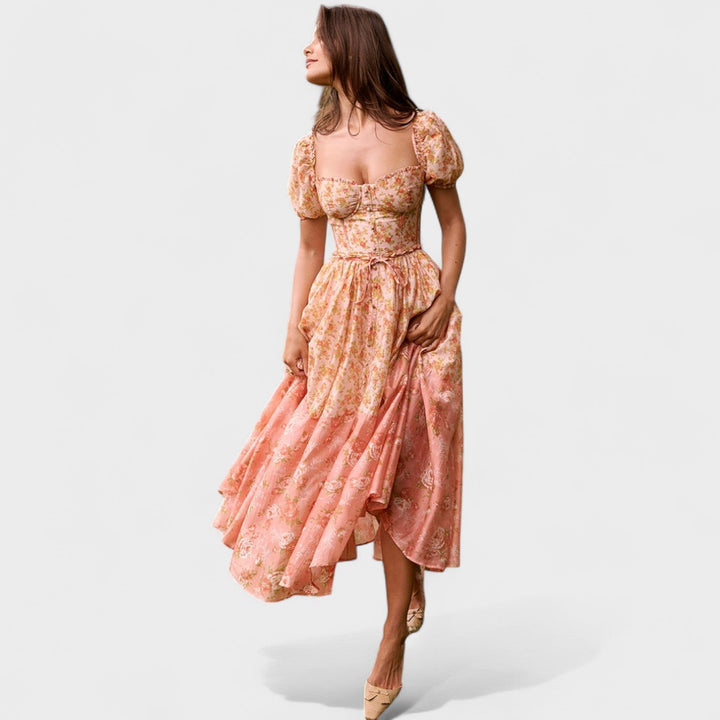 Olivia Sydney - Coral Floral Dress