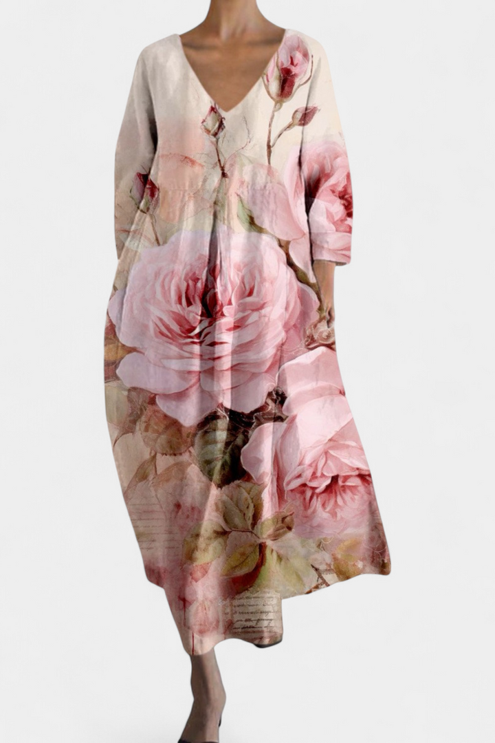 Olivia Sydney - Printed Flowing Dress