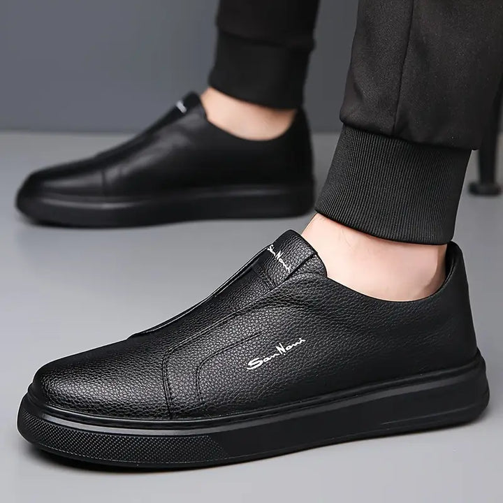 Olivia Sydney - Leather Slip-On Shoes