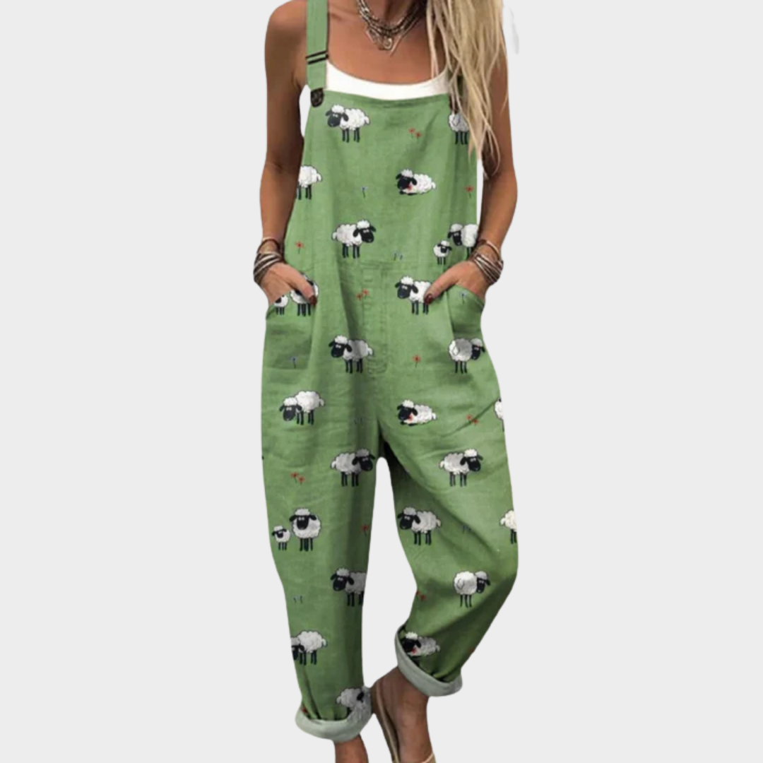Olivia Sydney - Comfortable Printed Jumpsuit