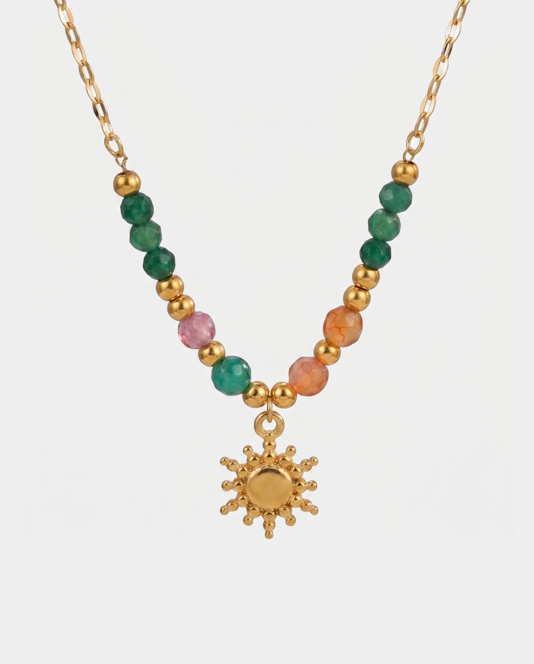 Olivia Sydney - Golden Sun Necklace