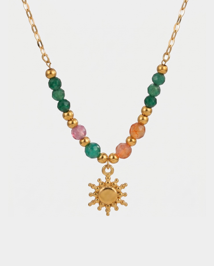 Olivia Sydney - Golden Sun Necklace