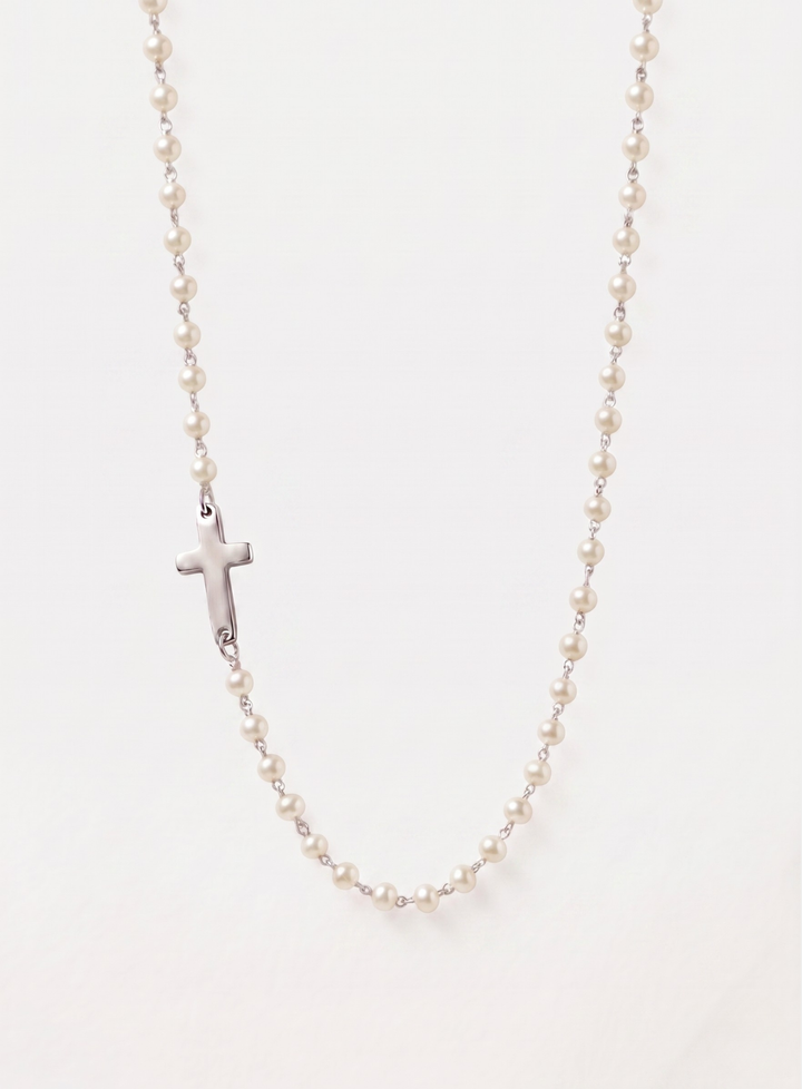 Olivia Sydney - Cross and Pearl Necklace