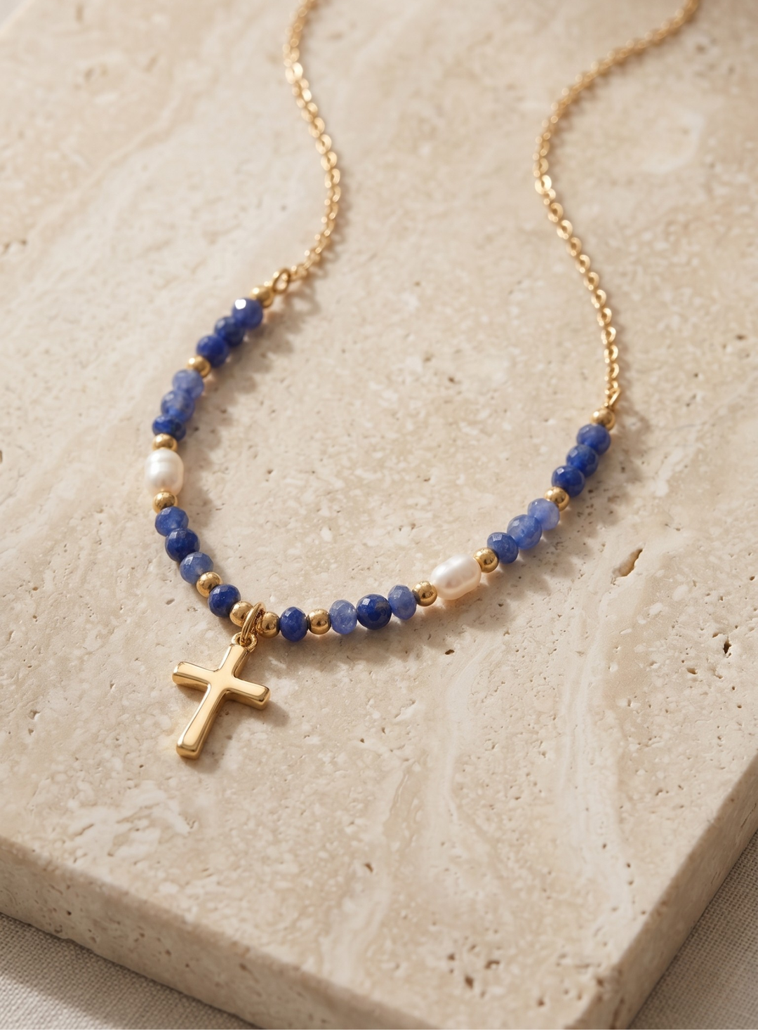 Olivia Sydney - Colorful Cross Necklace