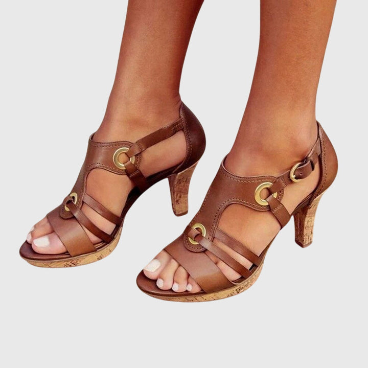Olivia Sydney - orthopedic sandal with stabilizing heel