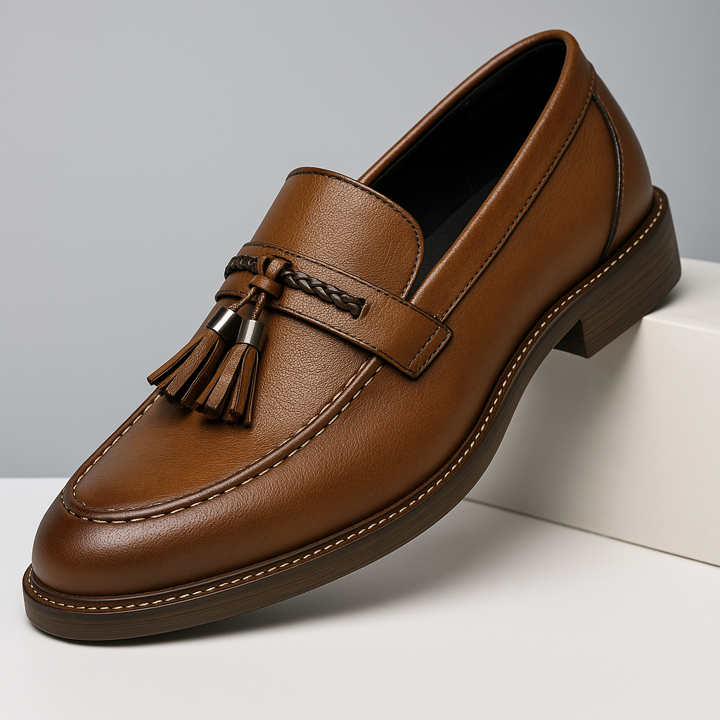 Olivia Sydney - Leather Tassel Loafers