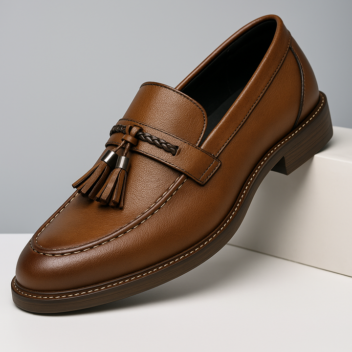 Olivia Sydney - Leather Tassel Loafers