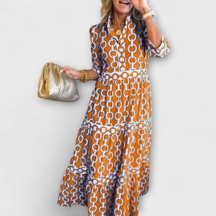 Olivia Sydney - Chain Detail Midi Dress