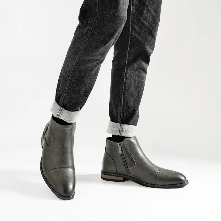 Olivia Sydney - Leather Chelsea Boots