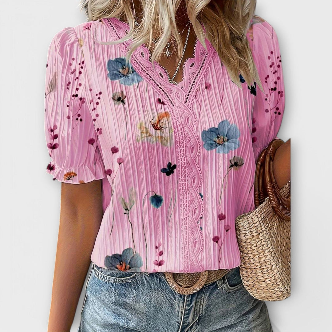 Olivia Sydney - V-Neck Blouse