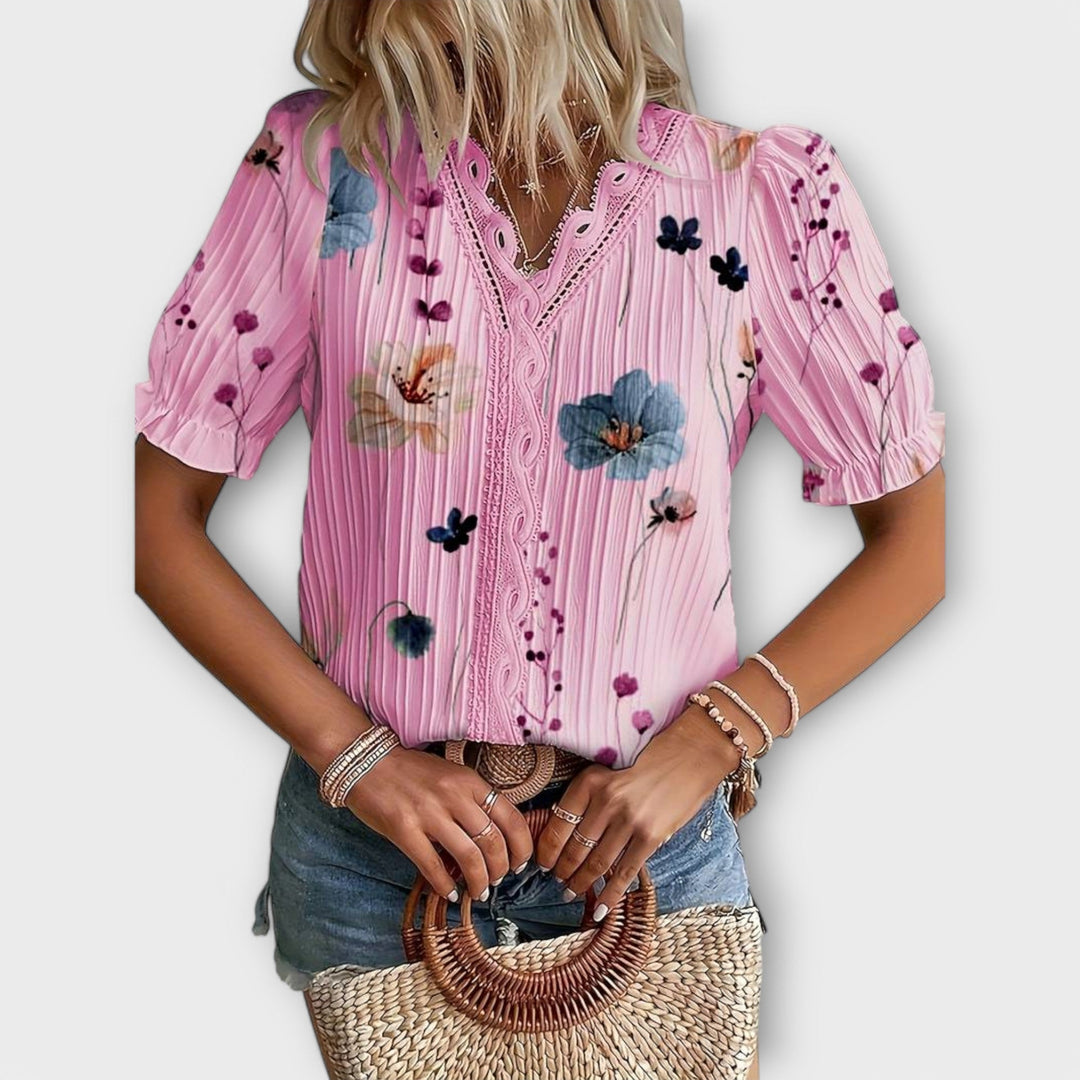 Olivia Sydney - V-Neck Blouse