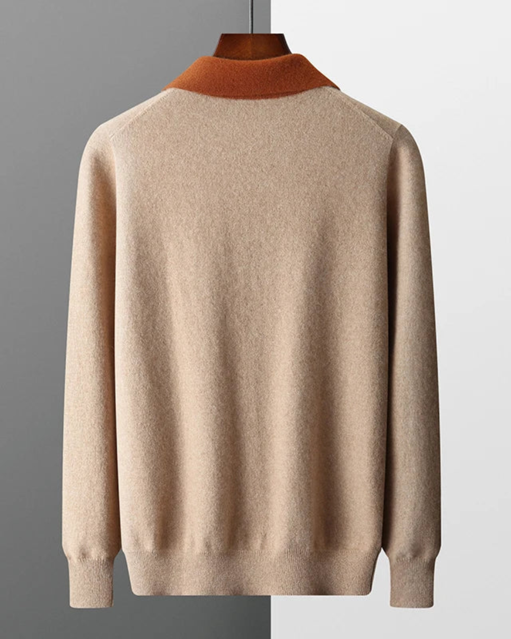 Olivia Sydney - Cashmere Polo with Zipper Closure