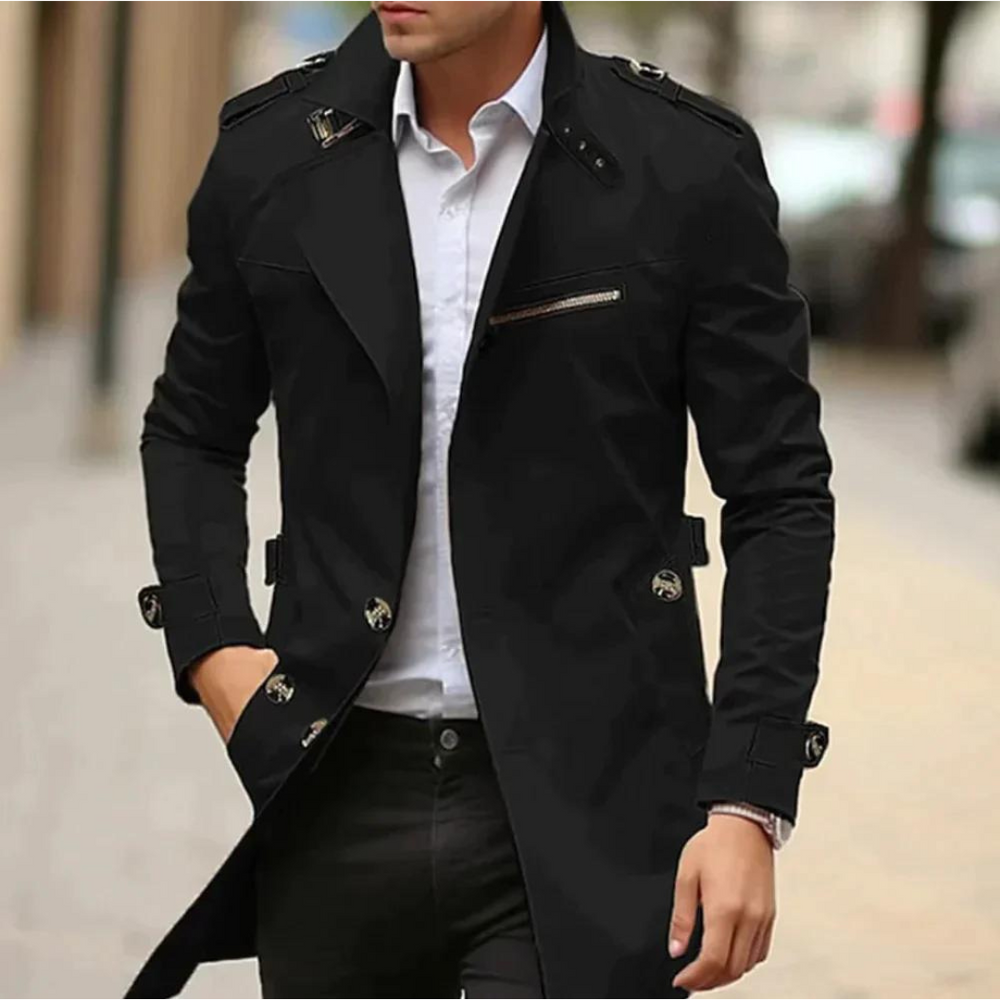 Olivia Sydney - Elegant Trench Coat for Men