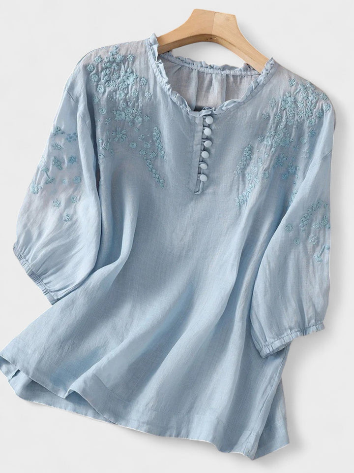 Olivia Sydney - Cotton and Linen Blouse
