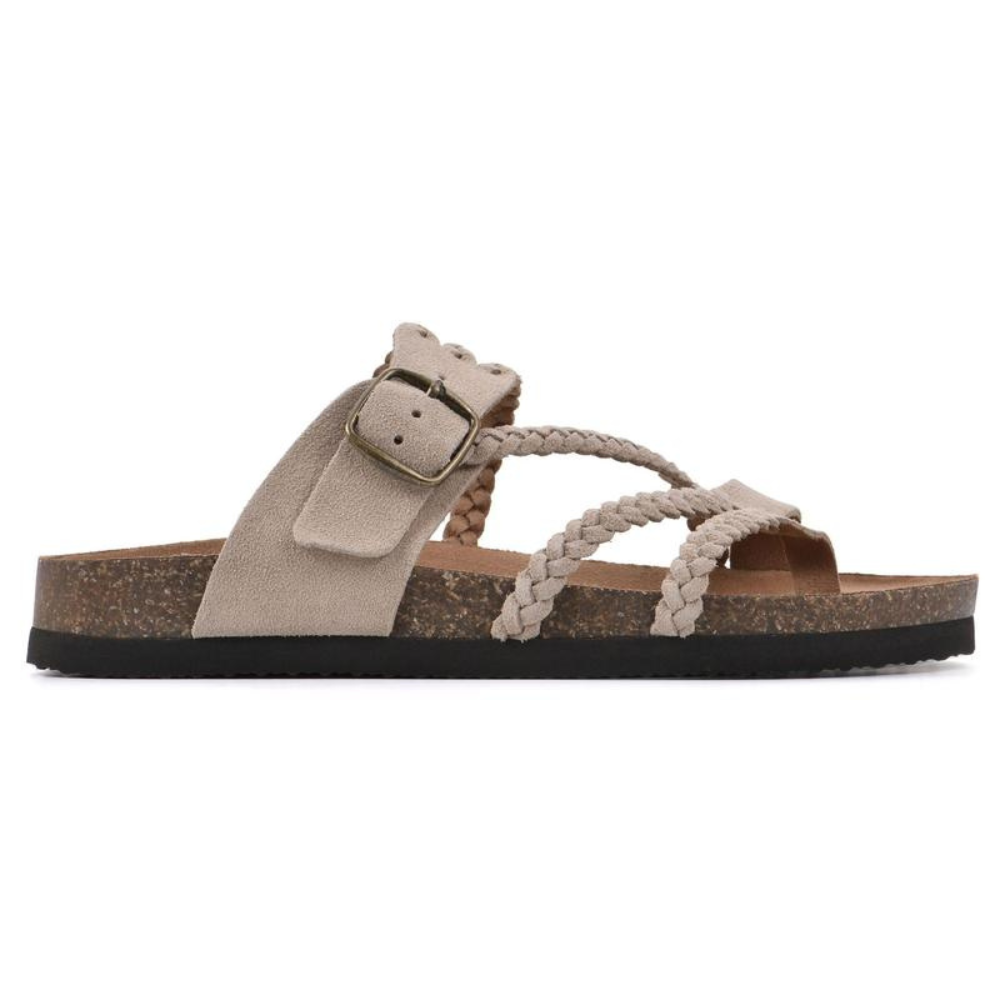 Olivia Sydney - Braided Strap Orthopedic Sandal
