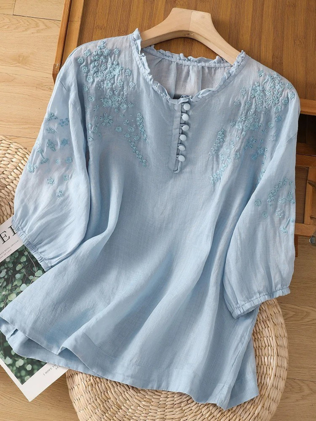 Olivia Sydney - Cotton and Linen Blouse