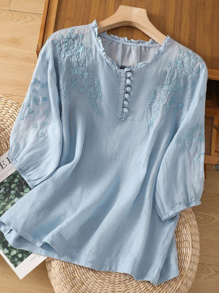 Olivia Sydney - Cotton and Linen Blouse
