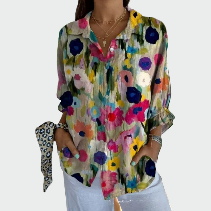 Olivia Sydney - Floral Print Stylish Shirt