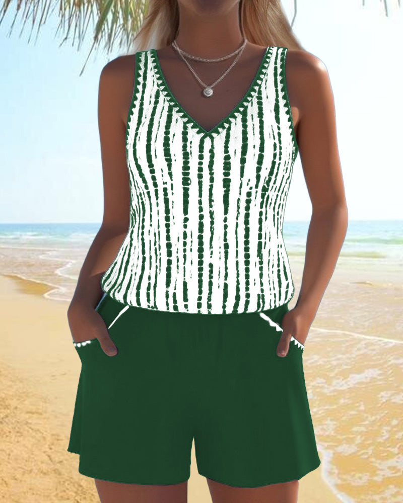 Olivia Sydney - Casual Style Tankini Set