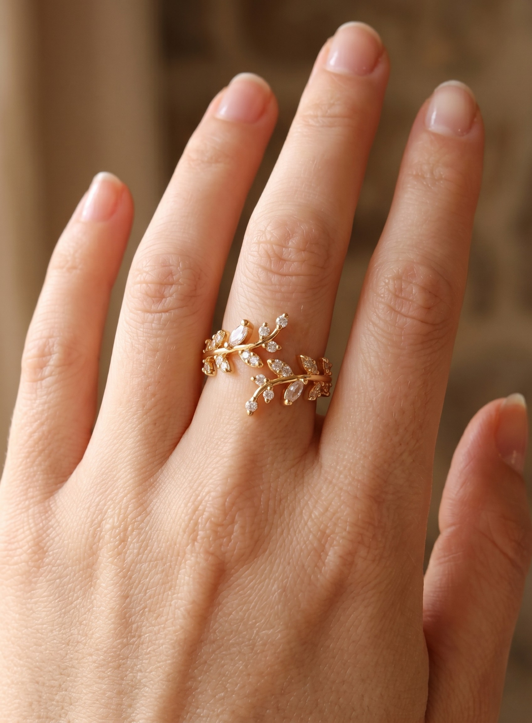 Olivia Sydney - Leaf Ring