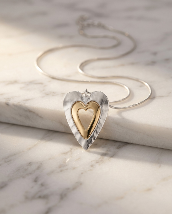 Olivia Sydney - Double Heart Necklace