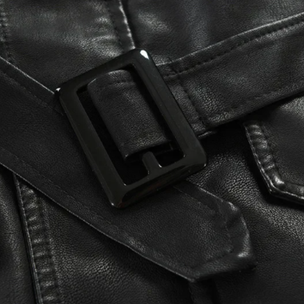 Olivia Sydney - Leather Motorcycle Jacket