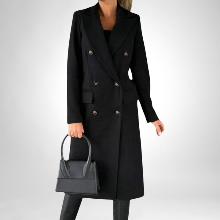 Olivia Sydney - Long Coat with Double Buttons