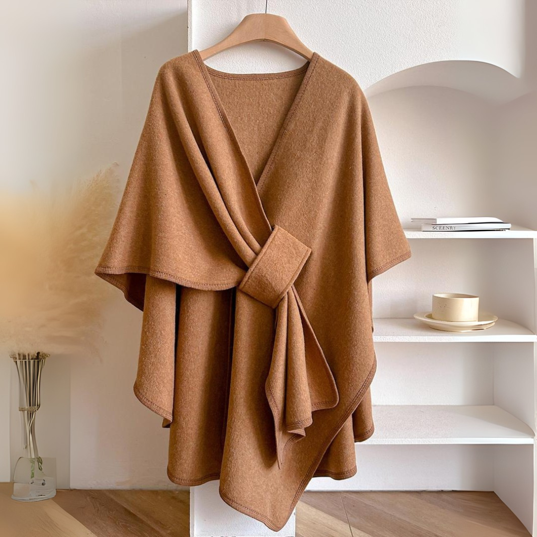 Olivia Sydney - The Draped Shawl in Luxury Polar