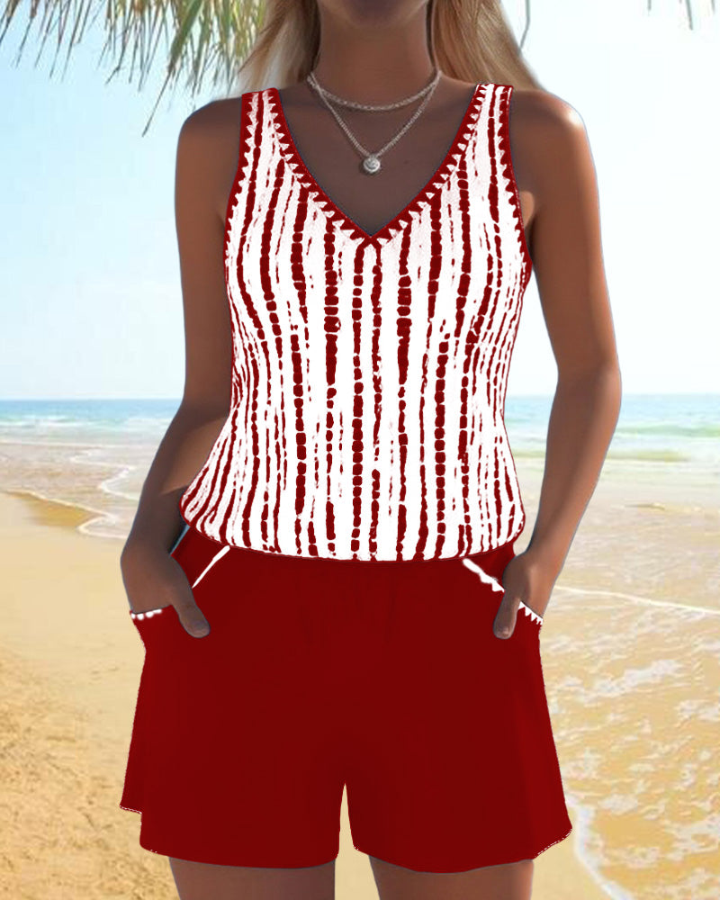 Olivia Sydney - Casual Style Tankini Set