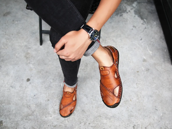 Olivia Sydney - Classic Leather Sandals