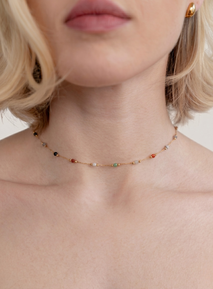 Olivia Sydney - Colorful Stones Necklace