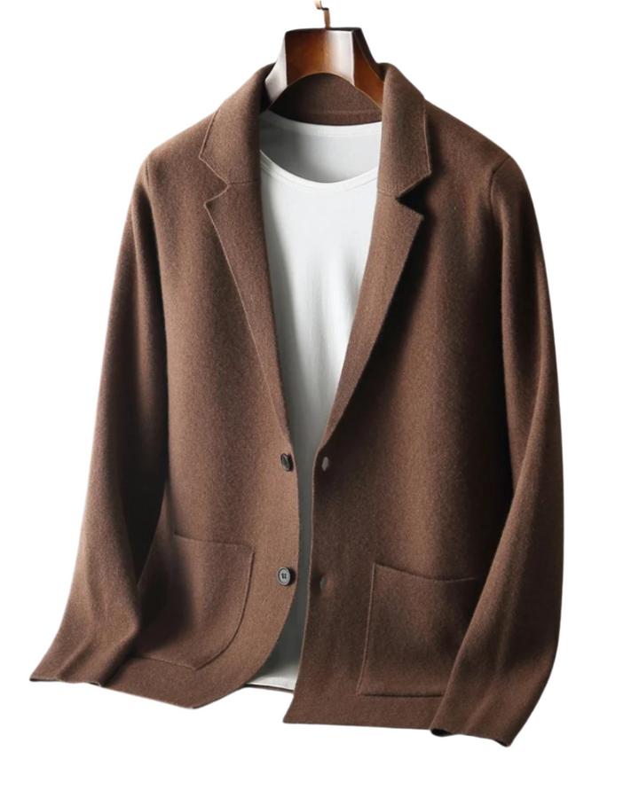 Olivia Sydney - Cashmere Coat with Bacchus Buttons