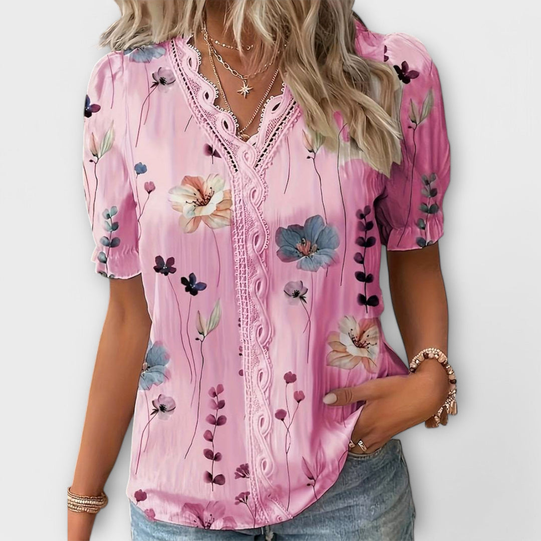 Olivia Sydney - V-Neck Blouse