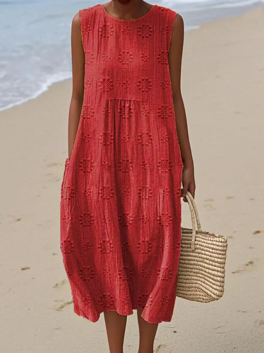 Olivia Sydney - Sleeveless Cotton Dress