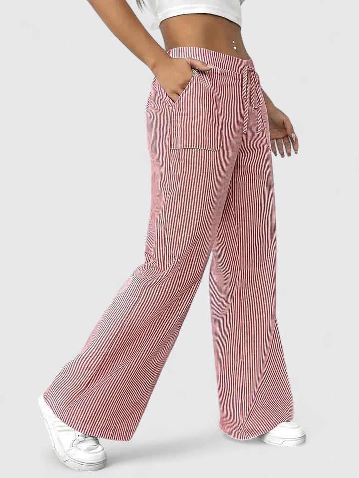 Olivia Sydney - Comfortable Wide-Leg Pants with Elegant Details