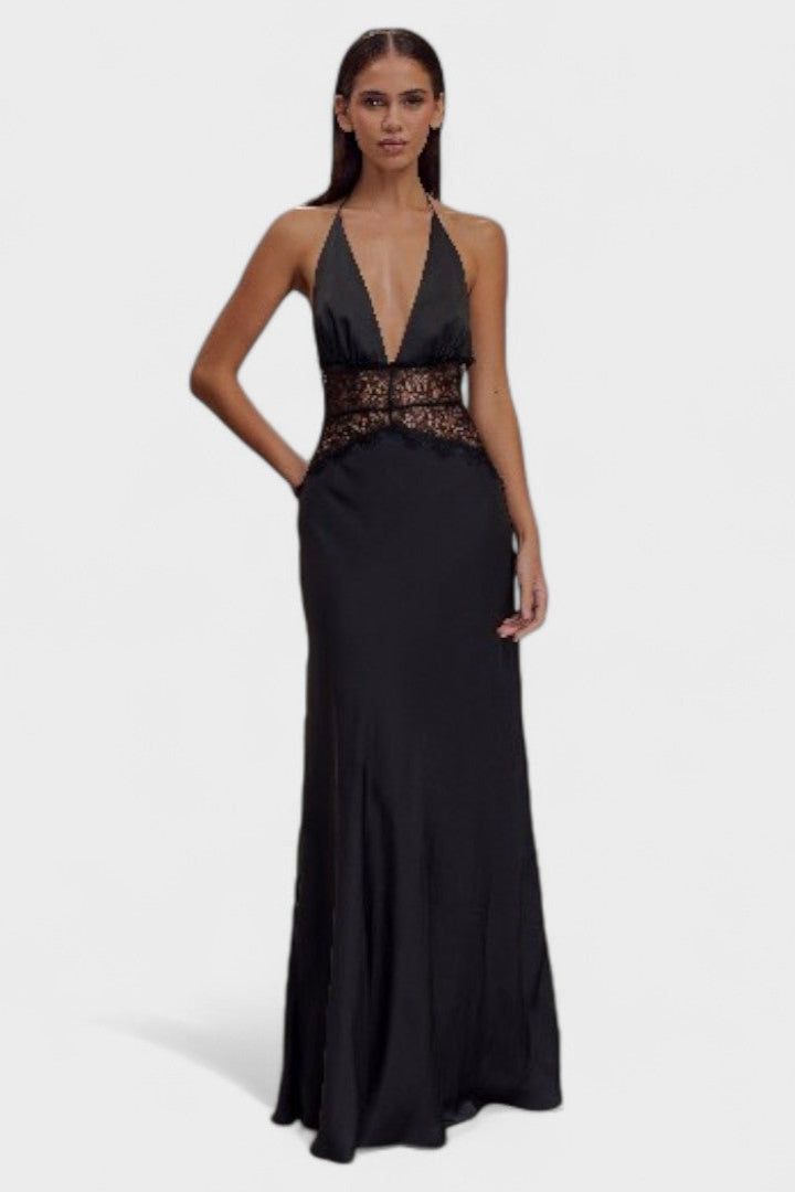Olivia Sydney - Lace and Satin Dress