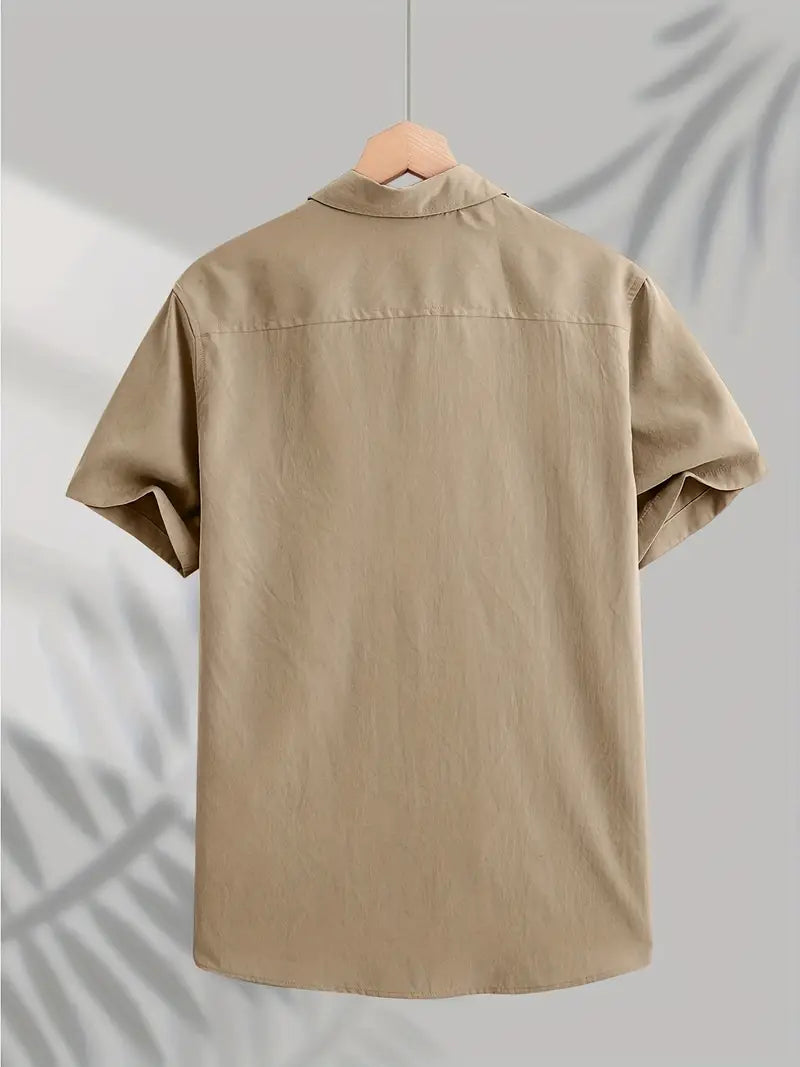 Olivia Sydney - Casual Short Sleeve Cotton Shirt