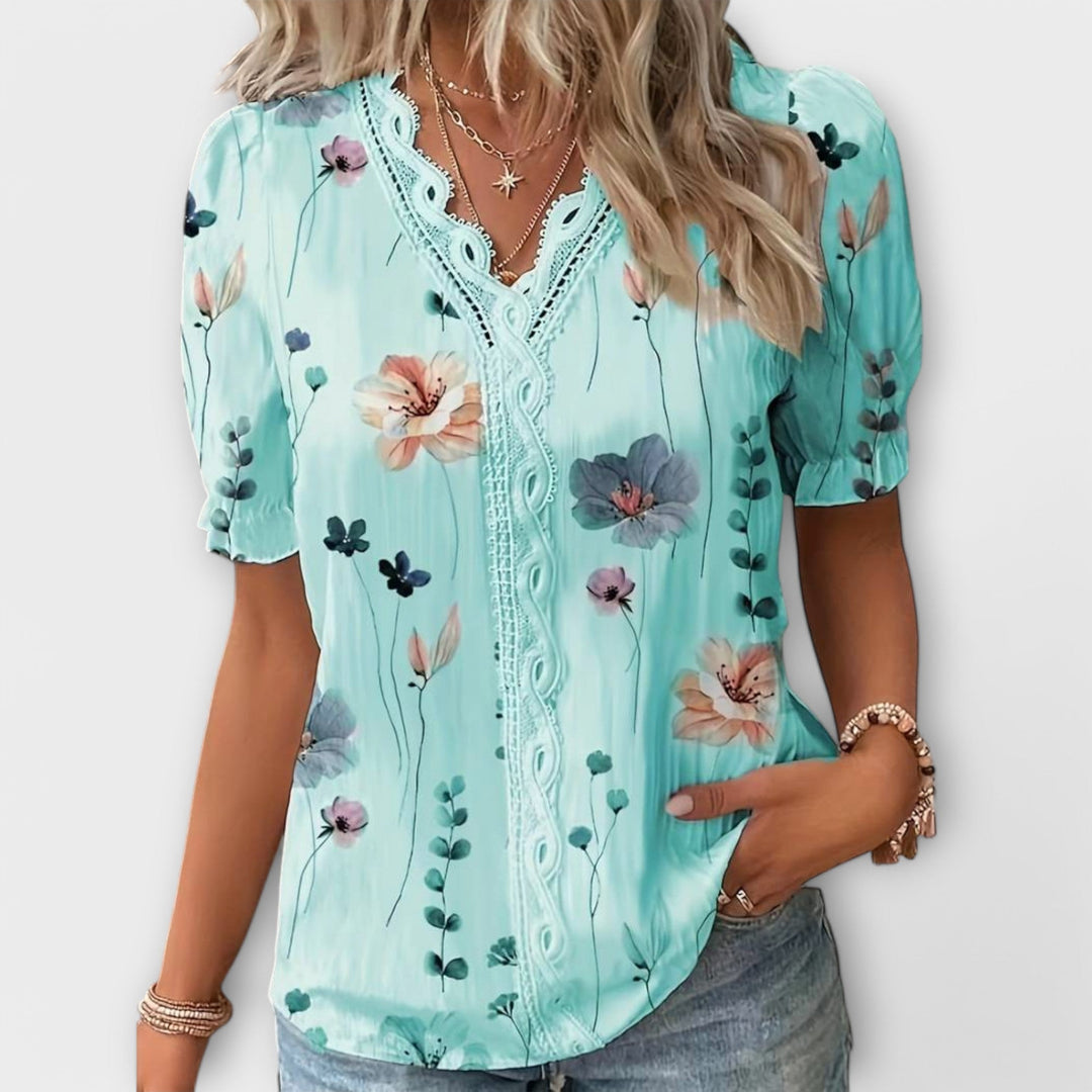 Olivia Sydney - V-Neck Blouse