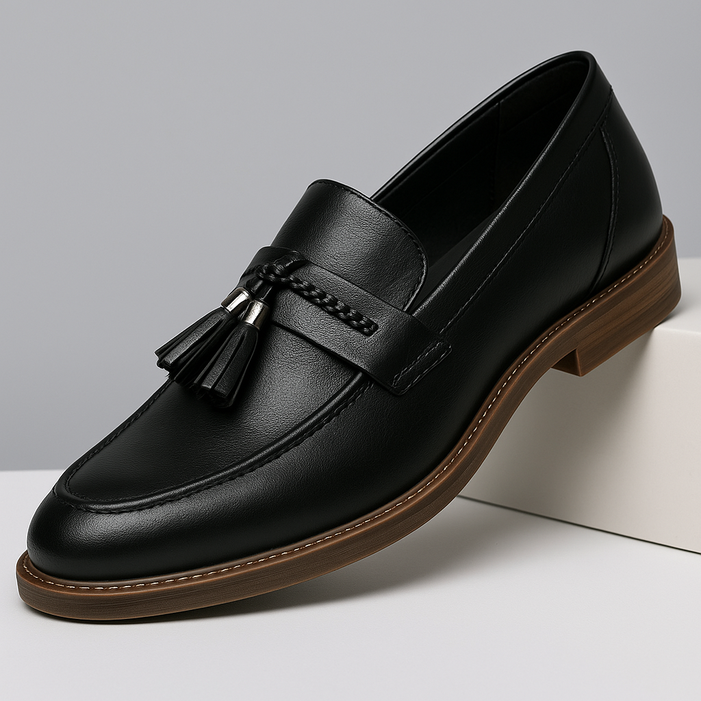 Olivia Sydney - Leather Tassel Loafers
