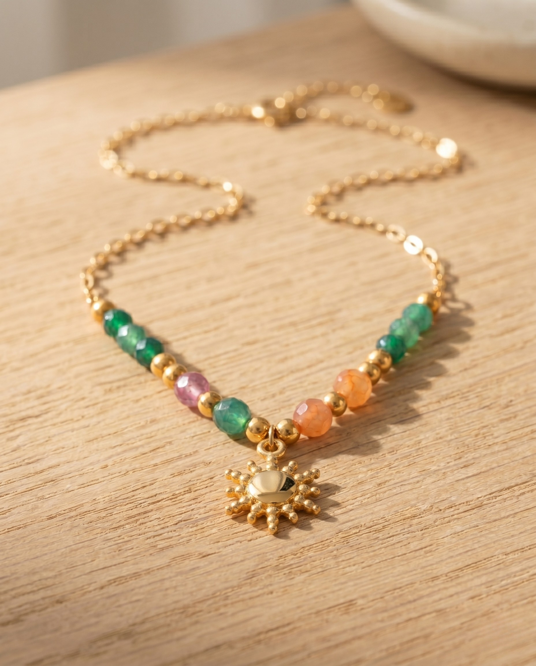 Olivia Sydney - Golden Sun Necklace